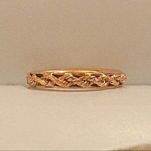 14k Solid Rose Gold Ring